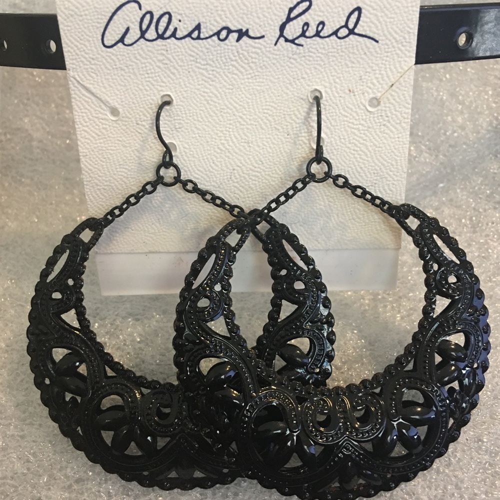 Allison Reed ~ Black Earrings